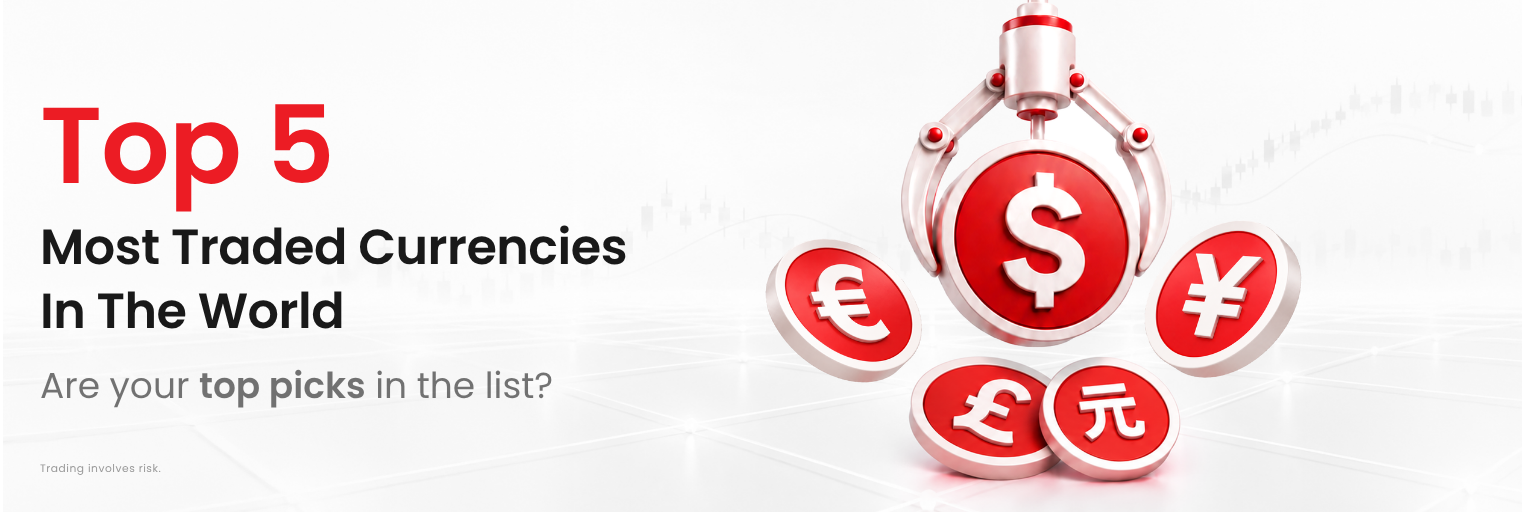 Discover the top 5 most traded currencies in the global forex market with D Prime.