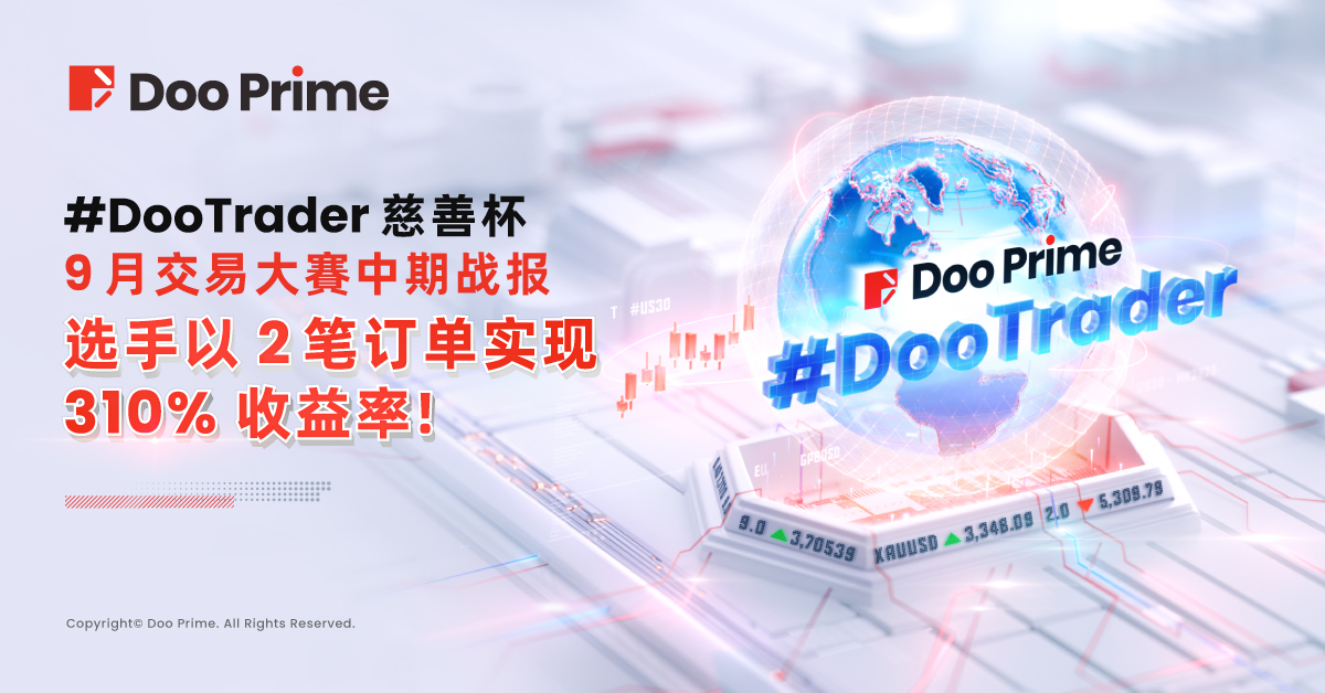 2024 #DooTrader 慈善杯 9 月交易大赛战况速览，选手仅凭2笔订单实现 310% 收益率？  