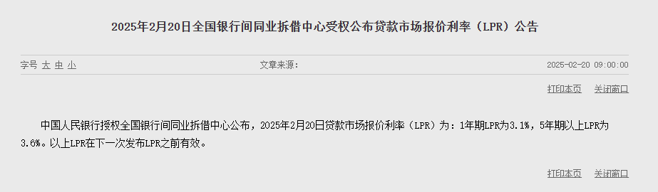 行业动态 | 中国 2 月 LPR 维持不变，美联储会议纪要出炉 