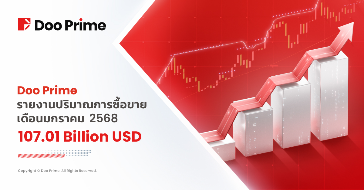 รายงานปริมาณการซื้อขายของ Doo Prime เดือนมกราคม ปี 2568 