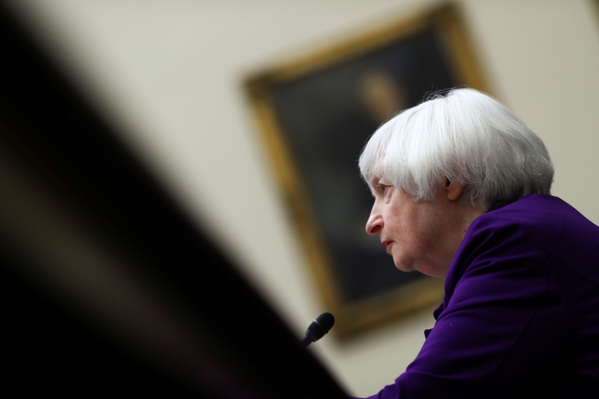 Treasury Secretary Janet Yellen warns of AI's increasing adoption by banks and investors, labeling it an "emerging threat" to financial stability. 

Image Source: Reuters 