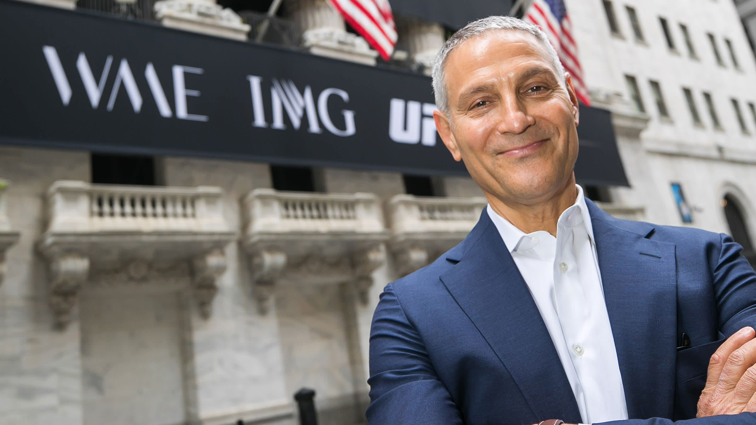 Private equity firm Silver Lake, led by CEO Ari Emanuel announces the acquisition of Endeavor Group Holdings for USD 27.50 per share. 

Image Source: CNBC 