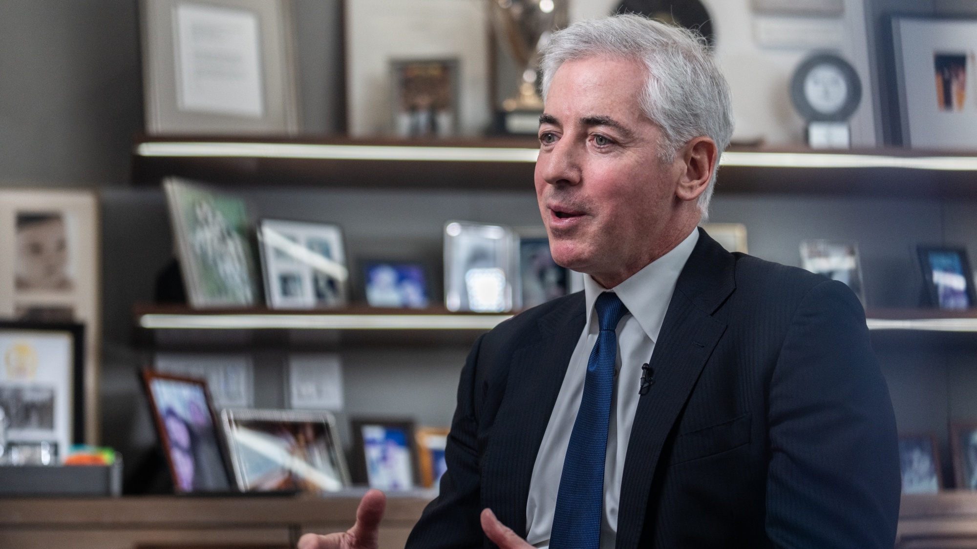 Pershing Square Capital Management founder Bill Ackman, known for his strategic investments, had previously supported Donald Trump's Republican rivals, including Nikki Haley, in the party's primary contest earlier this year. 

Image Source: Bloomberg 