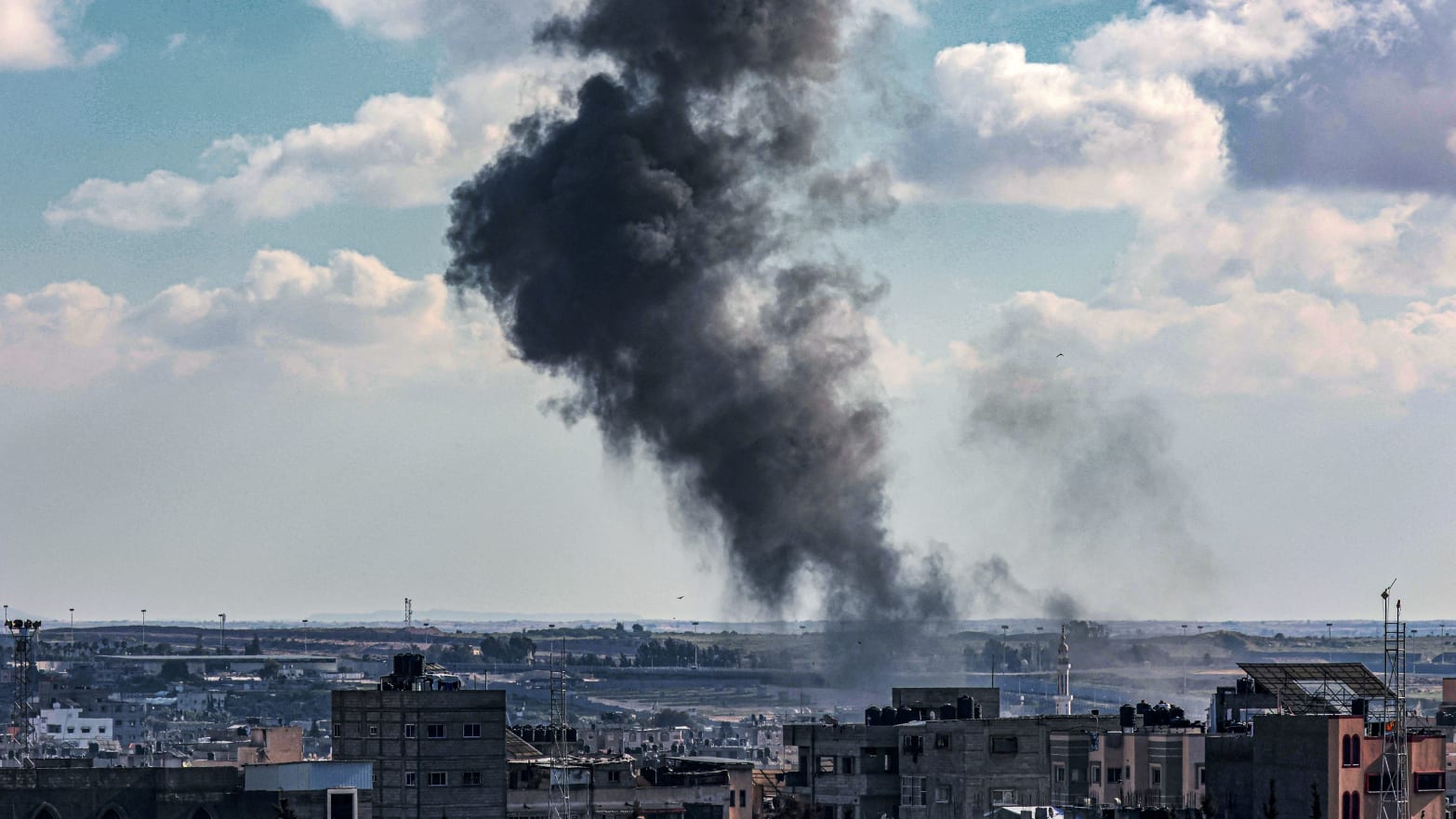 Israel bombs Rafah following Biden’s warning regarding arms transfers 
Image Source: The Daily Beast