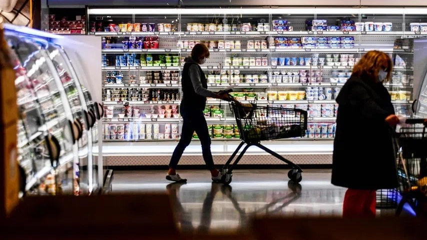Shoppers browsing for grocery in a supermarket in Germany. 

Image Source: The Business Times 